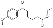 ETHYL 6-(4-METHOXYPHENYL)-6-OXOHEXANOATE Structure