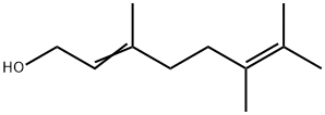 3,6,7-trimethyl-2,6-octadien-1-ol Structure