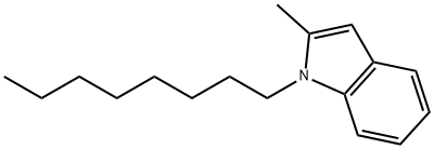 1-Octyl-2-methylindole Structure