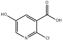 2-Chloro-5-hydroxynicotinic acid Structure