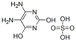 5,6-diaminopyrimidine-2,4-diol sulphate 구조식 이미지