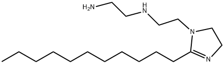 N-[2-(4,5-dihydro-2-undecyl-1H-imidazol-1-yl)ethyl]ethylenediamine 구조식 이미지