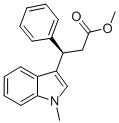 (R)-METHYL-3-(1-METHYL-1H-INDOL-3-YL)-PHENYL-PROPIONATE Structure