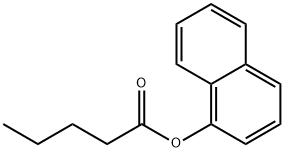 ALPHA-NAPHTHYL VALERATE Structure