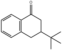 3-(1,1-Dimethylethyl)-3,4-dihydro-1(2H)-naphthalenone 구조식 이미지