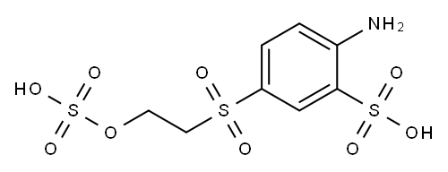 Aniline-4-beta-ethyl sulfonyl sulfate-2-sulfonic acid 구조식 이미지