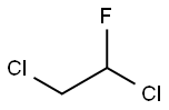 1,2-DICHLOROFLUOROETHANE 구조식 이미지