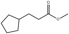 Cyclopentanepropionic acid methyl ester Structure