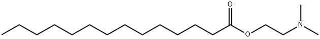 2-(dimethylamino)ethyl myristate Structure