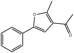 에타논,1-(2-메틸-5-페닐-3-푸라닐)- 구조식 이미지