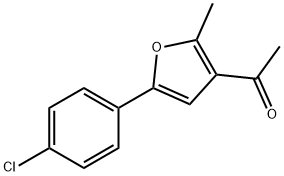 1-[5-(4-CHLOROPHENYL)-2-METHYL-3-FURYL]ETHAN-1-ONE Structure