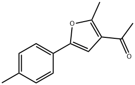 Ethanone, 1-[2-Methyl-5-(4-Methylphenyl)-3-furanyl]- Structure