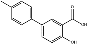 4-HYDROXY-4′-METHYL-BIPHENYL-3-카르복실산 구조식 이미지