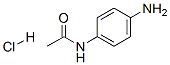 4-AMINOACETANILIDE HYDROCHLORIDE 구조식 이미지