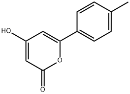 4-HYDROXY-6-P-TOLYL-PYRAN-2-ONE 구조식 이미지