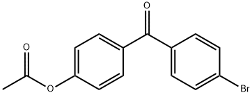 4-ACETOXY-4'-BROMOBENZOPHENONE Structure