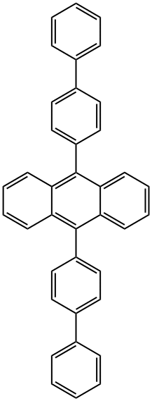9,10-BIS[(1,1'-BIPHENYL)-4-YL]ANTHRACENE Structure