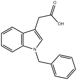 [1-Benzyl-indol-3-yl]-acetic acid 구조식 이미지