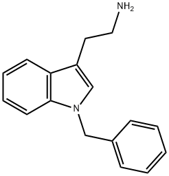 2-(1-벤질-1H-인돌-3-일)-에틸아민 구조식 이미지