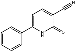 2-OXO-6-PHENYL-1,2-DIHYDRO-3-PYRIDINECARBONITRILE 구조식 이미지