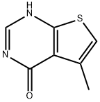 3-메틸티에노(2,3-D)피리미딘-4(5H)-ONE 구조식 이미지