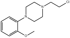 1-(2-메톡시페닐)-4-(2-클로로에틸)피페라진이염화물 구조식 이미지