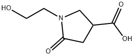 1-(2-hydroxyethyl)-5-oxopyrrolidine-3-carboxylic acid Structure
