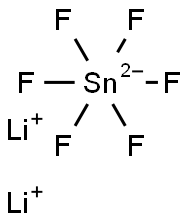 LITHIUM HEXAFLUOROSTANNATE Structure