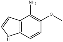 1H-Indol-4-amine,  5-methoxy- Structure