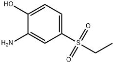 2-AMINO-4-(ETHYLSULFONYL)PHENOL Structure