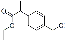 2-(4-chloromethyl-phenyl)-propionic acid ethyl ester Structure