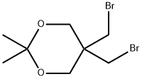 5,5-BIS(BROMOMETHYL)-2,2-DIMETHYL-1,3-DIOXANE Structure