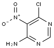 6-CHLORO-5-NITROPYRIMIDIN-4-AMINE 구조식 이미지