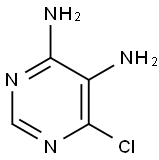 4-AMINO-6-CHLOROPYRIMIDIN-5-YLAMINE 구조식 이미지