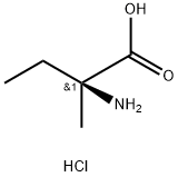 (S)-2-Amino-2-methyl-butyric acid hydrochloride 구조식 이미지