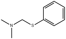 N,N-디메틸-1-페닐술파닐-메탄아민 구조식 이미지