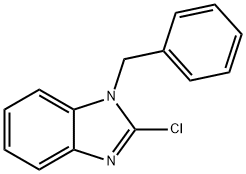 2-CHLORO-1-(페닐메틸)-벤즈이미다졸 구조식 이미지