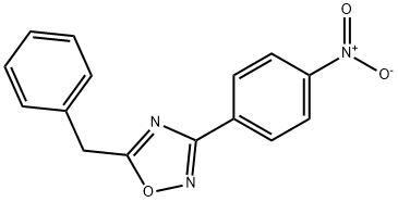 5-Benzyl-3-(4-nitrophenyl)-1,2,4-oxadiazole Structure
