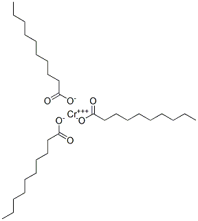 Chromium (III) decanoate Structure