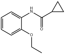 시클로프로판카르복사미드,N-(2-에톡시페닐)-(9CI) 구조식 이미지