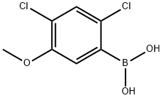 2,4-Dichloro-5-methoxyphenylboronic acid Structure