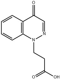 3-(4-OXOCINNOLIN-1(4H)-YL)PROPANOIC ACID Structure