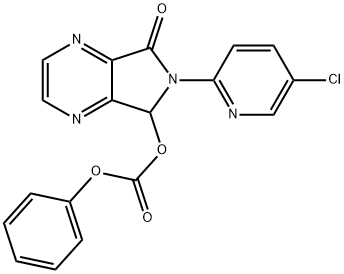 6-(5-CHLORO-PYRIDIN-2-YL)-7-PHENOXYCARBONYLOXY-6,7-DIHYDRO-PYRROLO3,4-BPYRAZIN-5-ONE 구조식 이미지