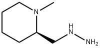 Piperidine, 2-(hydrazinomethyl)-1-methyl-, (2R)- (9CI) Structure