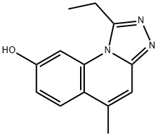 [1,2,4]Triazolo[4,3-a]quinolin-8-ol,1-ethyl-5-methyl-(9CI) Structure