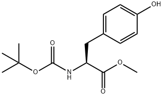 Boc-L-Tyrosine methyl ester 구조식 이미지