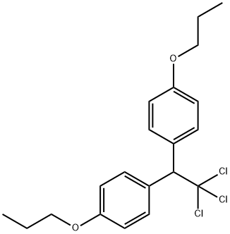 2,2-Bis(p-propoxyphenyl)-1,1,1-trichloroethane Structure