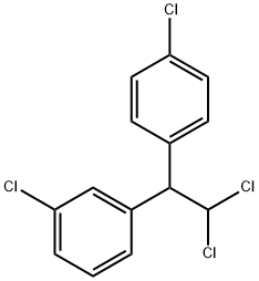 1-CHLORO-3-(2,2-DICHLORO-1-(4-CHLOROPHENYL)ETHYL)BENZENE 구조식 이미지