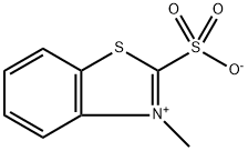 3-methyl-2-sulphonatobenzothiazolium Structure