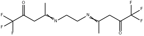 N,N'-ethylenebis(trifluoroacetylacetoneimine) Structure